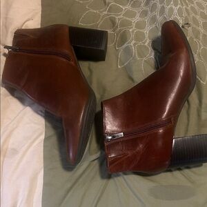 Leather Ankle Booties